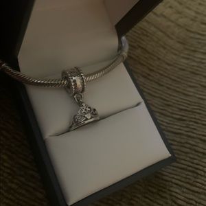 Disney Pandora Princess Jasmine Crown Charm